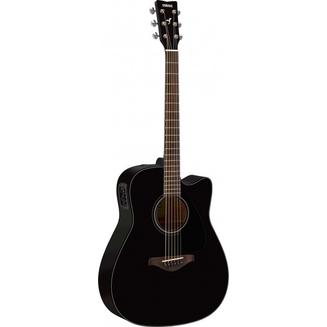 Yamaha FGX800C Acoustic Electric Guitar-Black BY Yamaha - Musical Instruments available at DOYUF