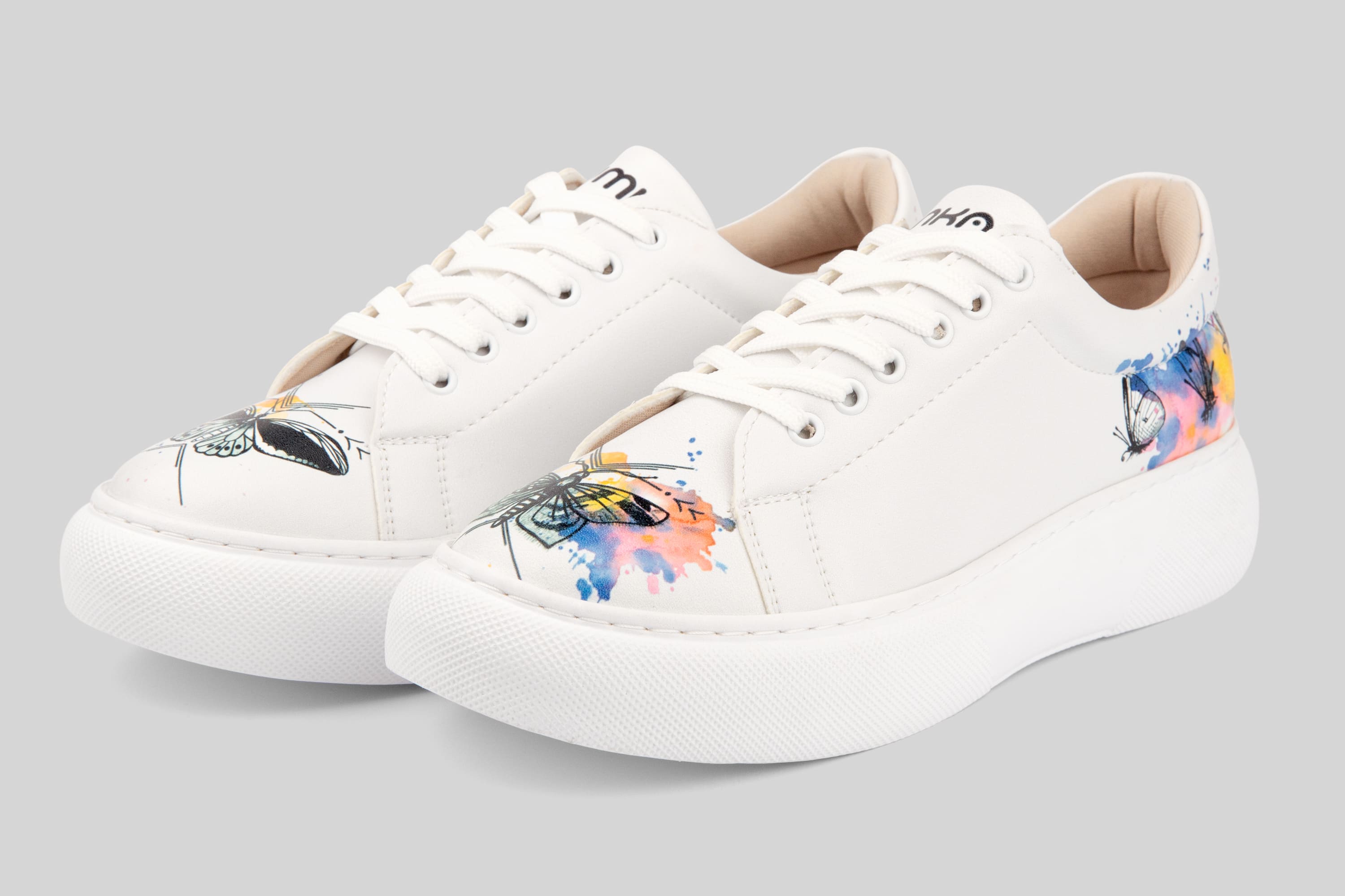 Watercolor Butterflies Sneakers BY Mumka - Sneakers available at DOYUF